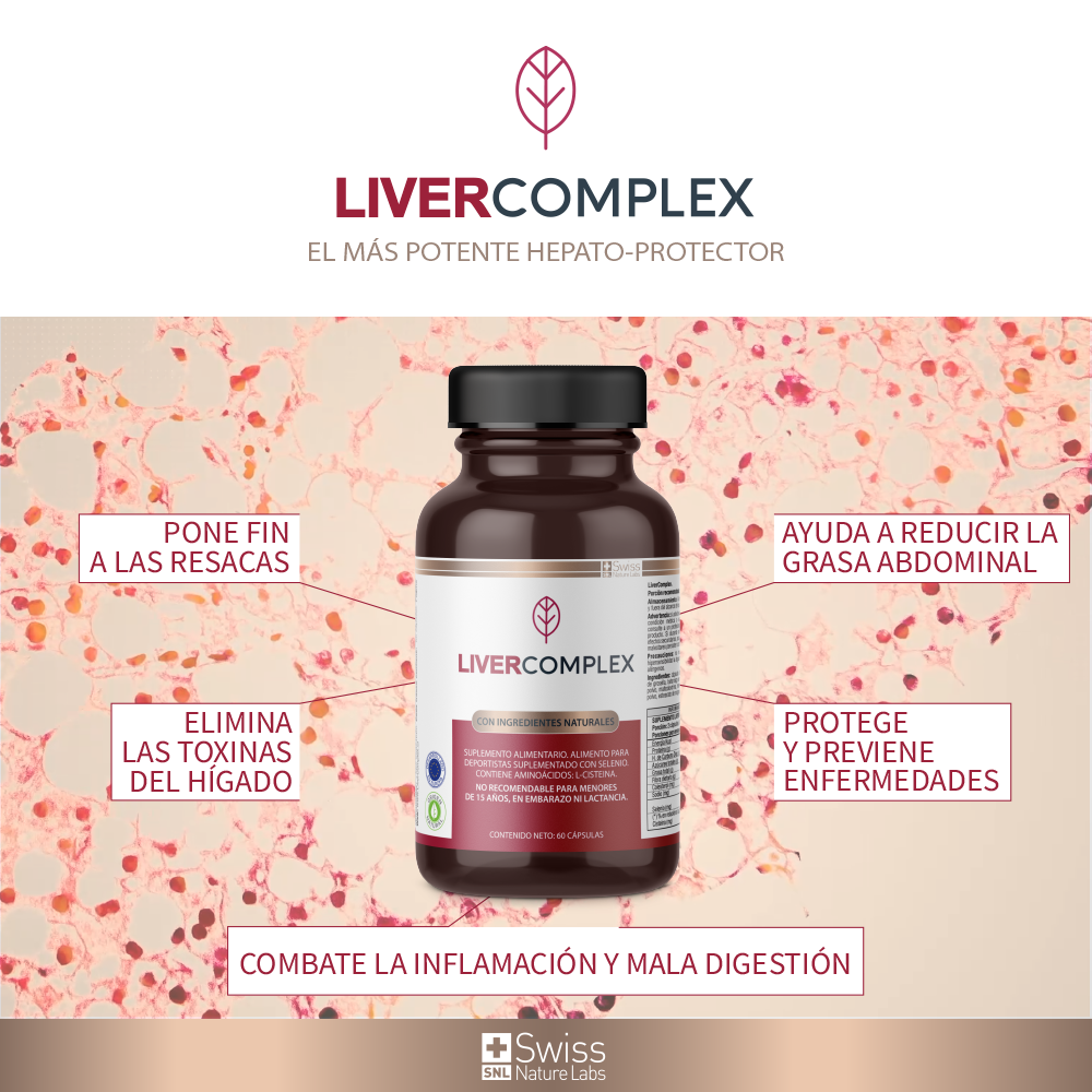 🍃 Liver Complex – Depurador de higado 60 capsulas