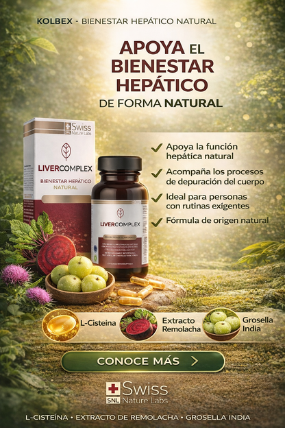 🍃 Liver Complex – Depurador de higado 60 capsulas
