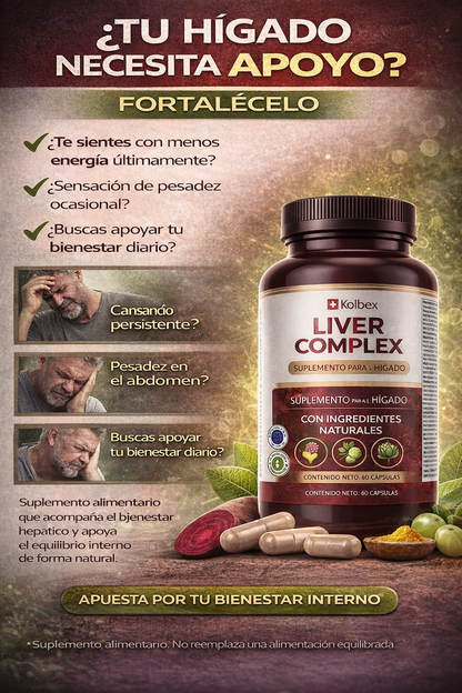🍃 Liver Complex – Depurador de higado 60 capsulas
