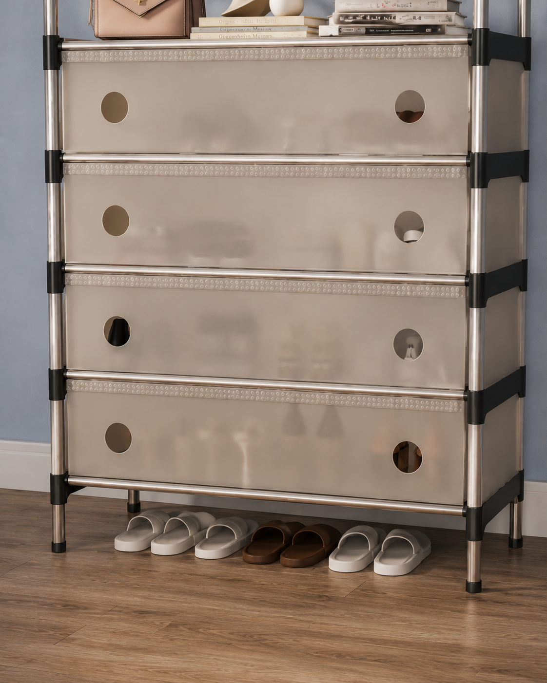 Organizador de Zapatos Con Perchero | Organiza más ocupando menos espacio