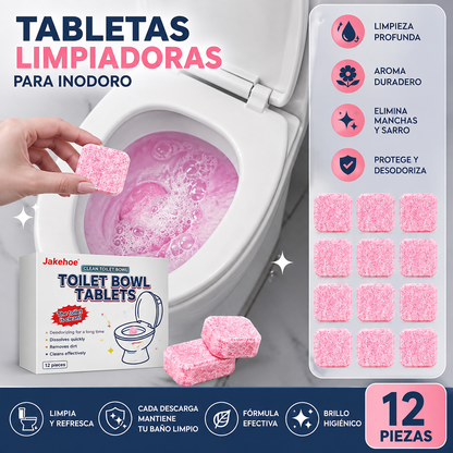 Pastillas Efervescentes para Limpieza de Inodoros