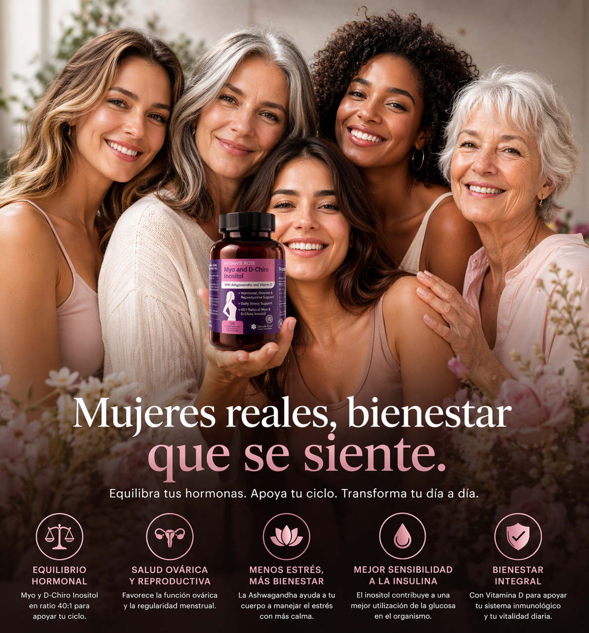 Myo & D-Chiro Inositol Woman 120 cap💊 ✨ Para tu bienestar diario💜