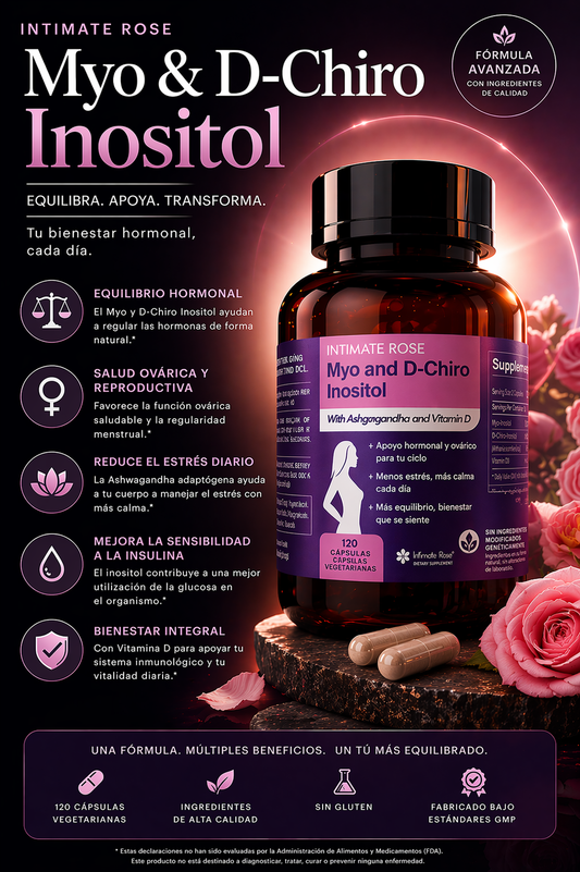 Myo & D-Chiro Inositol Woman 120 cap💊 ✨ Para tu bienestar diario💜