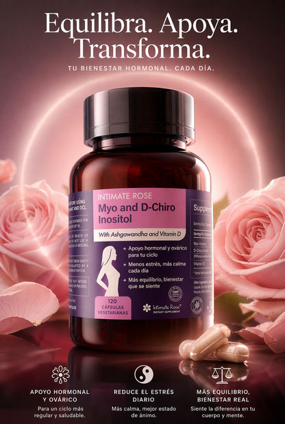 Myo & D-Chiro Inositol Woman 120 cap💊 ✨ Para tu bienestar diario💜