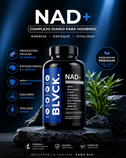 NAD Black Energy Complex 🔥 Recupera tu fuerza 🔥 Eleva tu rendimiento. 💪