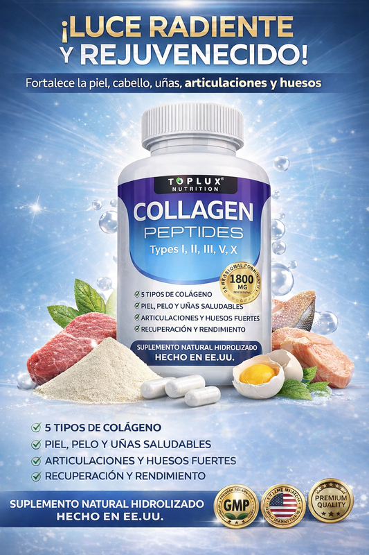 ✨ Collagen Peptides – Piel Firme & Articulaciones Fuertes