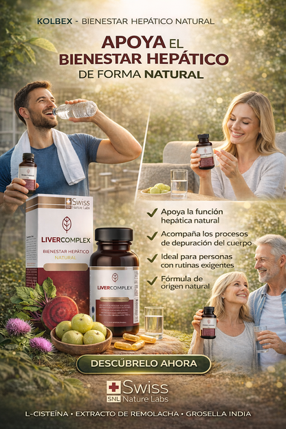 🍃 Liver Complex – Depurador de higado 60 capsulas