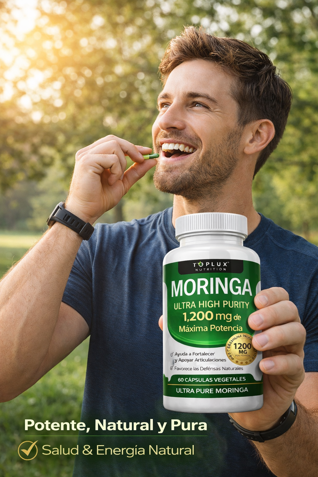 MORINGA NUTRITION 60 CAPSULAS “Tu dosis diaria de energía y bienestar ⚡💊”