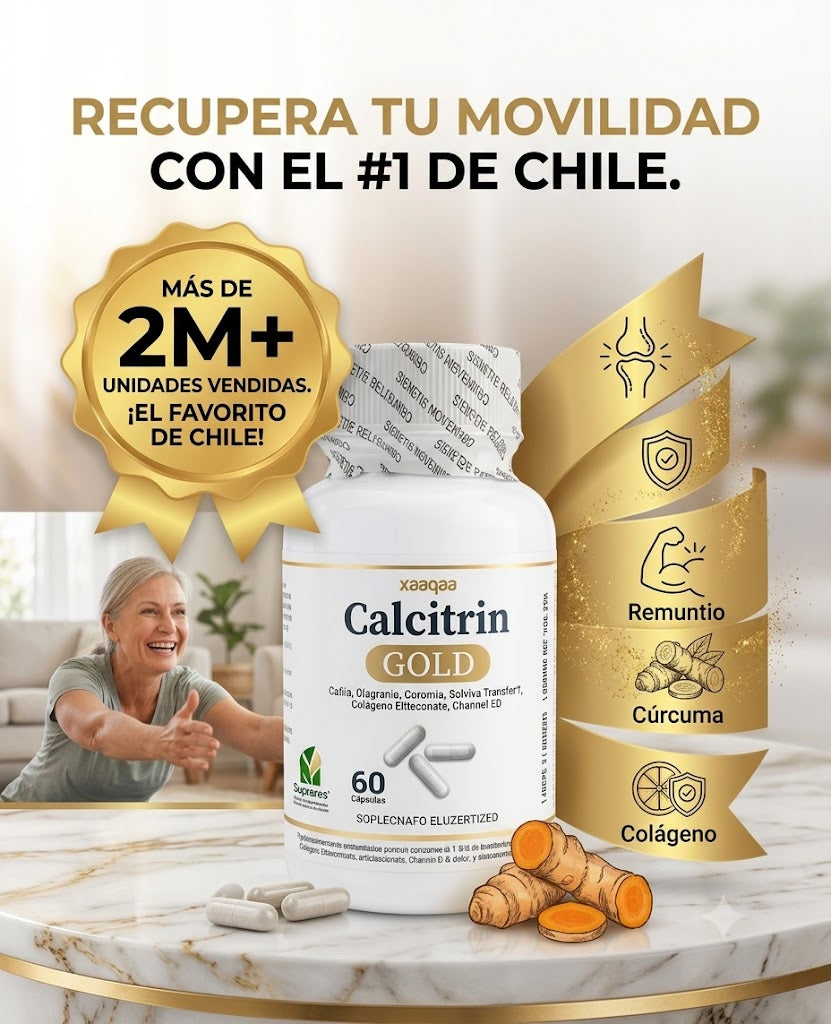 Calcitrin GOLD | Apoyo diario para tus huesos y articulaciones